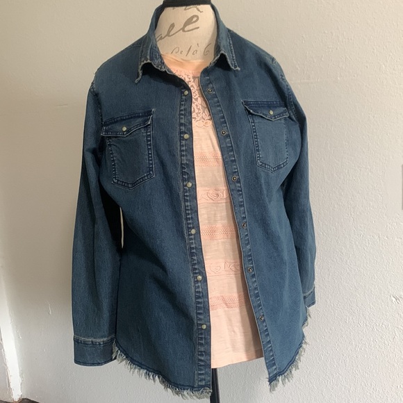 Hannah Jean Long Sleeve Shirt Size L - Picture 16 of 16